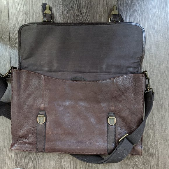 Fossil Bags Fossil 0 Leather Laptop Bag Poshmark